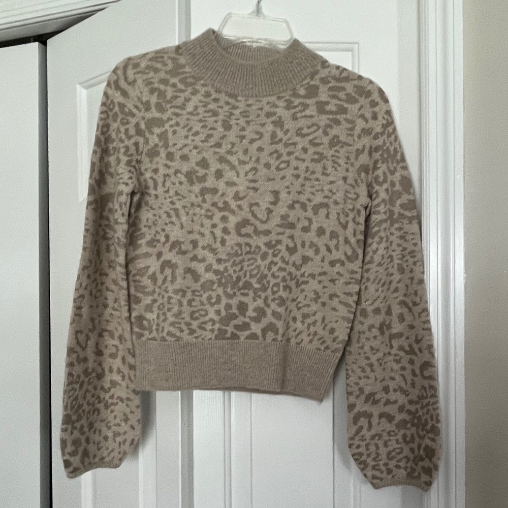 NWT Veronica Beard Animal Print Sweater